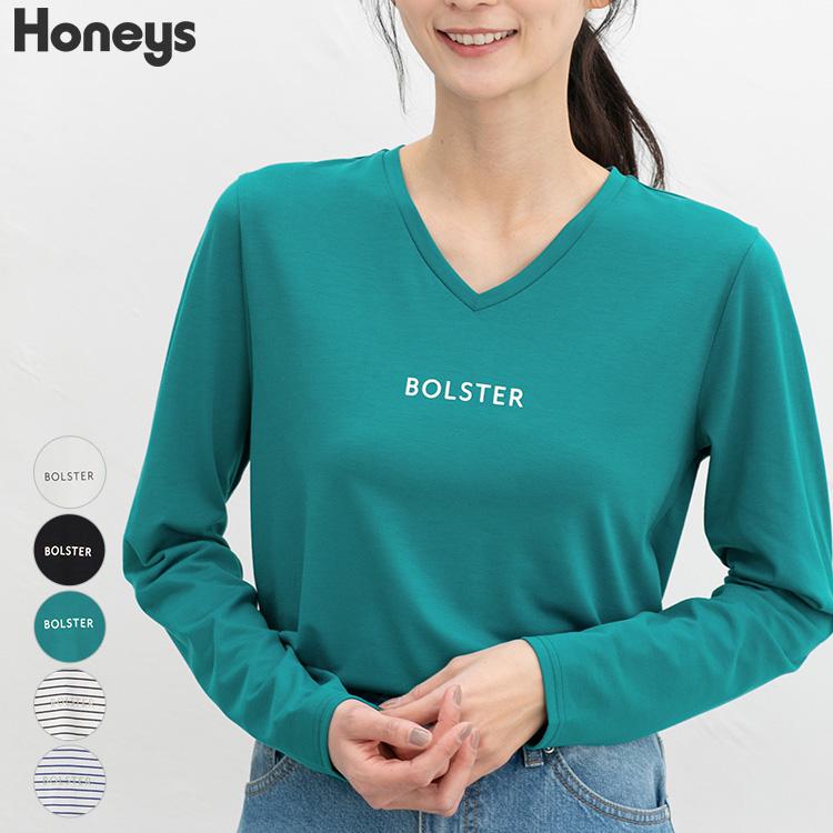 Honeys（ハニーズ） トップス カットソー ロンT 長袖Tシャツ ボーダー