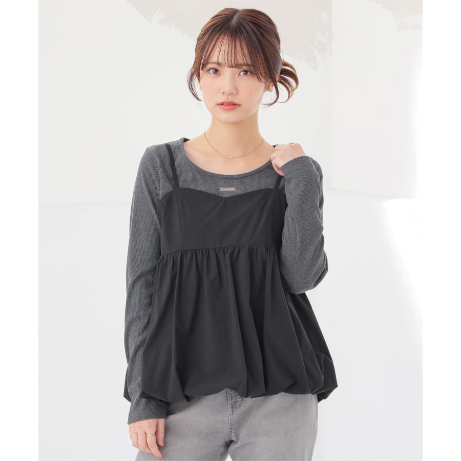 Honeys（ハニーズ） トップス カットソー 長袖 UVカット ストレッチ