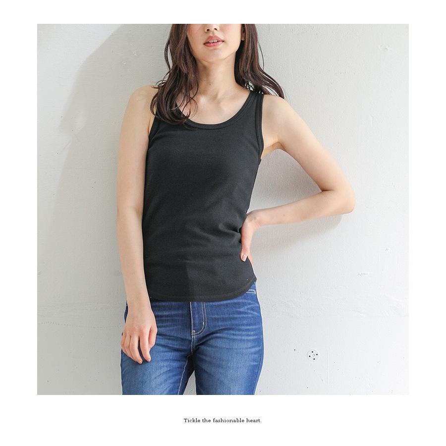 トップス レディース タンクトップ 無地 春 春新作 テレコ ストレッチ 伸縮 Honeys ハニーズ テレコタンクトップ ハニーズ オンラインショップ 通販 Paypayモール