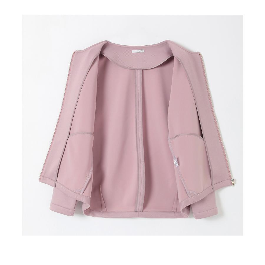 Honeys アウター ジャケット ノーカラージャケット ポケット