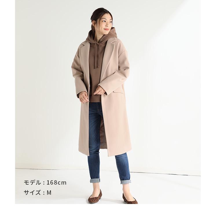 アウター コート ロングコート チェスターコート レディース ドロップショルダー 冬 Sale セール Honeys ハニーズ ゆるチェスターコート ハニーズ オンラインショップ 通販 Paypayモール