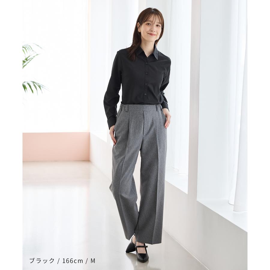 Honeys（ハニーズ） トップス シャツ スキッパーシャツ ブラウス 長袖