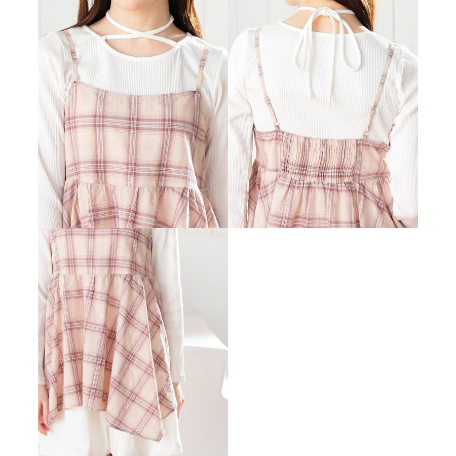 Honeys（ハニーズ） トップス ブラウス ノースリーブ キャミソール