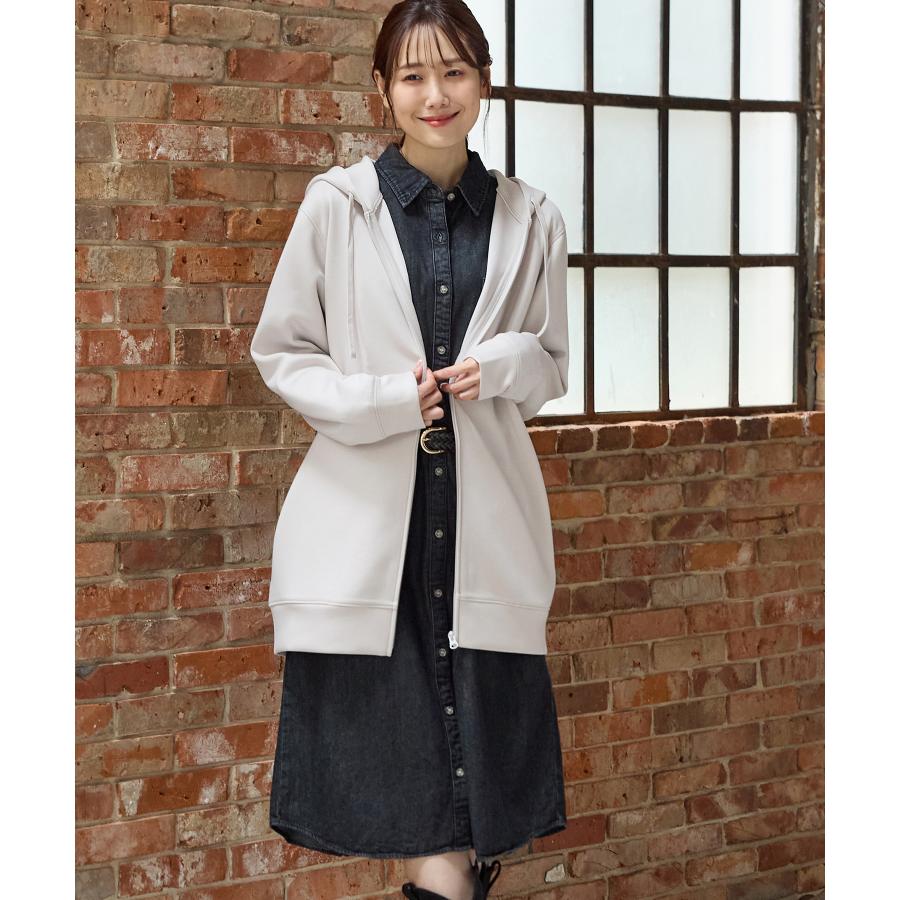 Honeys（ハニーズ） トップス ロングジップパーカー スウェット 長袖