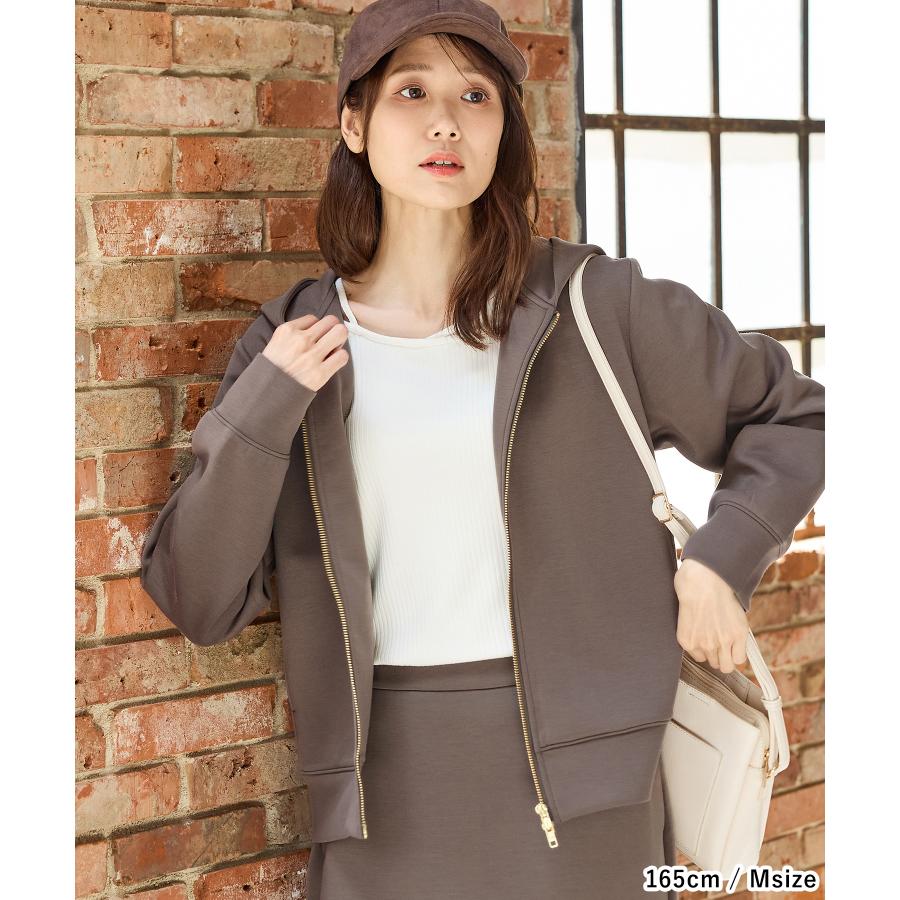 Honeys トップス パーカー スウェット 長袖 ジップパーカー