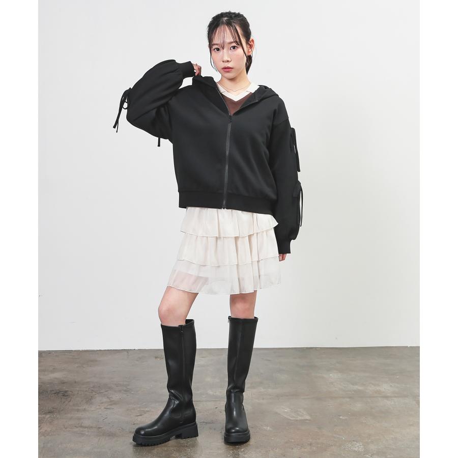 Honeys（ハニーズ） トップス スウェット 長袖 ジップパーカー ジップ