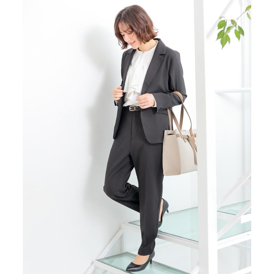 新品【Honeys】レディーススーツセット Honeys（ハニーズ） アウター セットアップ ウォッシャブル 大きい