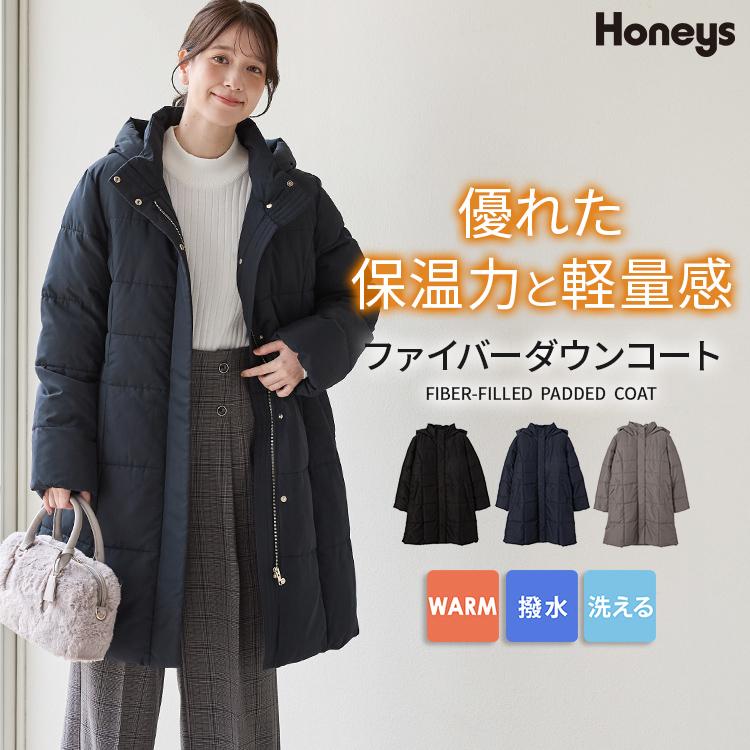 Honeys（ハニーズ） アウター コート ロングコート はっ水 ファイバー