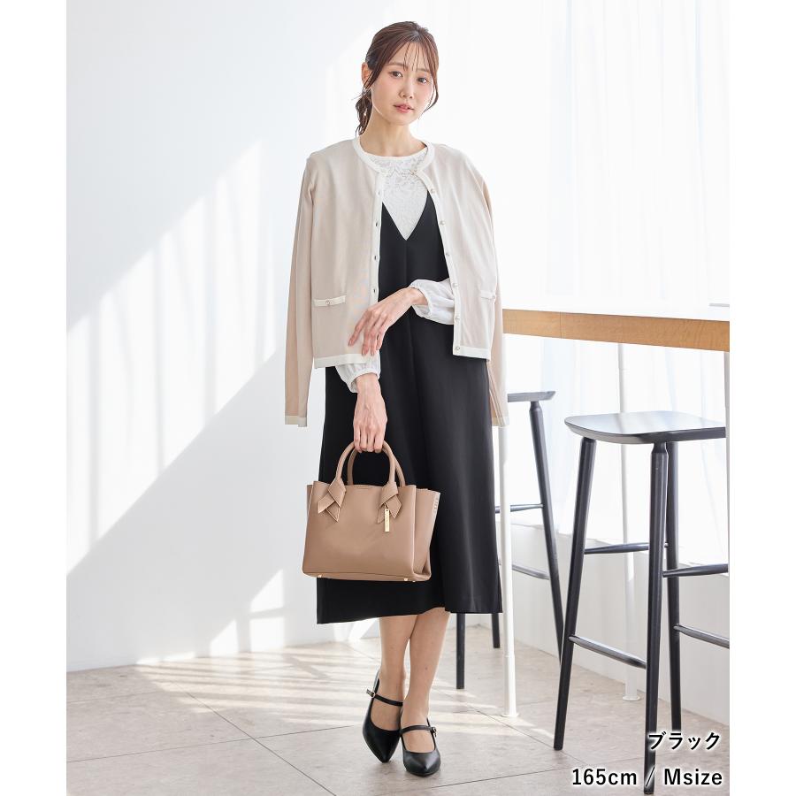 Honeys（ハニーズ） ワンピース ジャンスカ ノースリーブ ロング丈