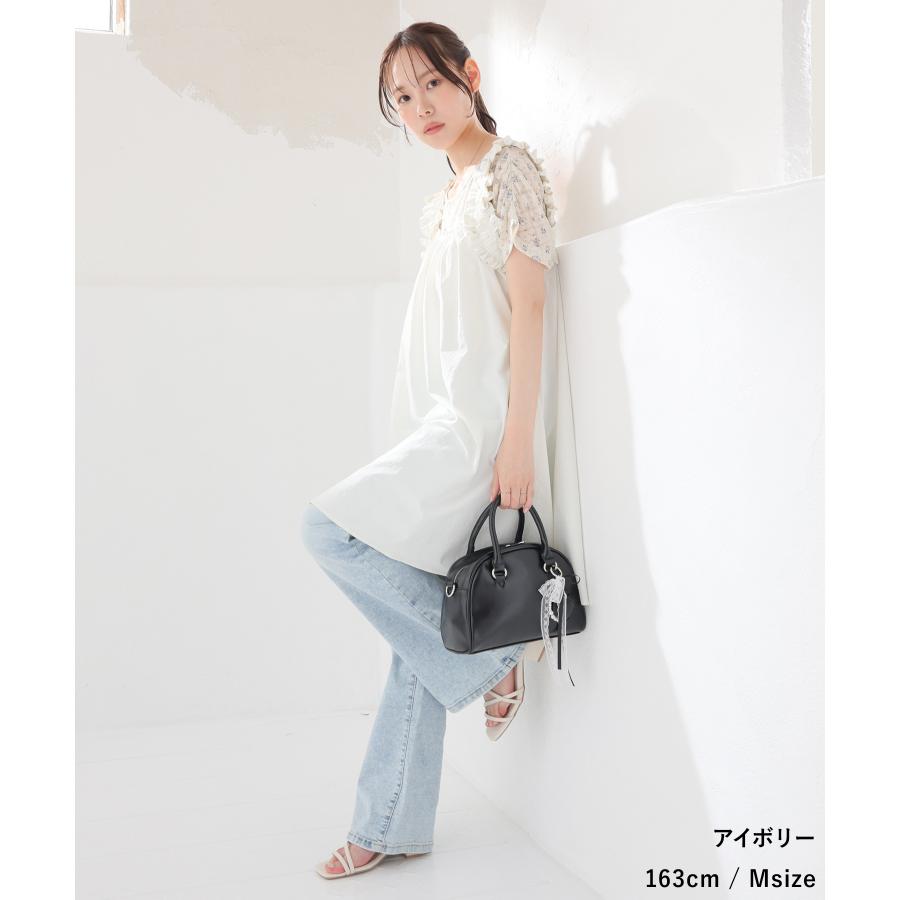 Honeys（ハニーズ） ワンピース ノースリーブ ミニ丈 フリル ギャザー