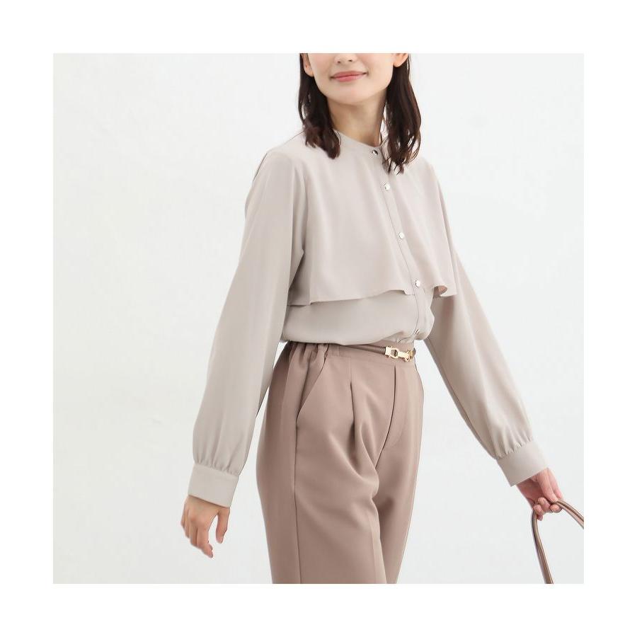 Honeys トップス ブラウス 長袖 長袖ブラウス 大きいサイズ