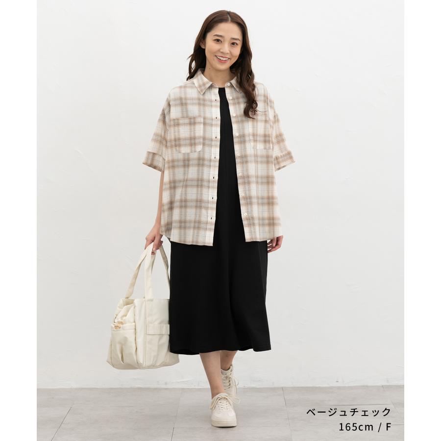 Honeys（ハニーズ） トップス シャツ ブラウス 半袖 チェック柄