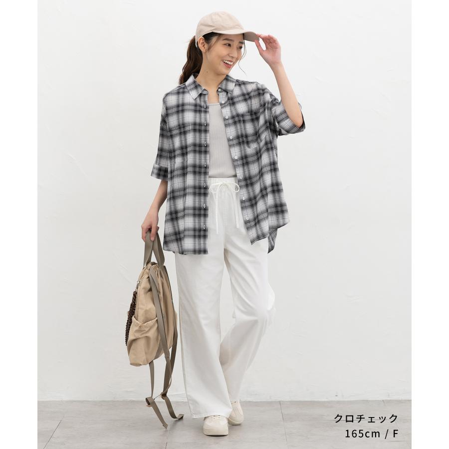 Honeys（ハニーズ） トップス シャツ ブラウス 半袖 チェック柄