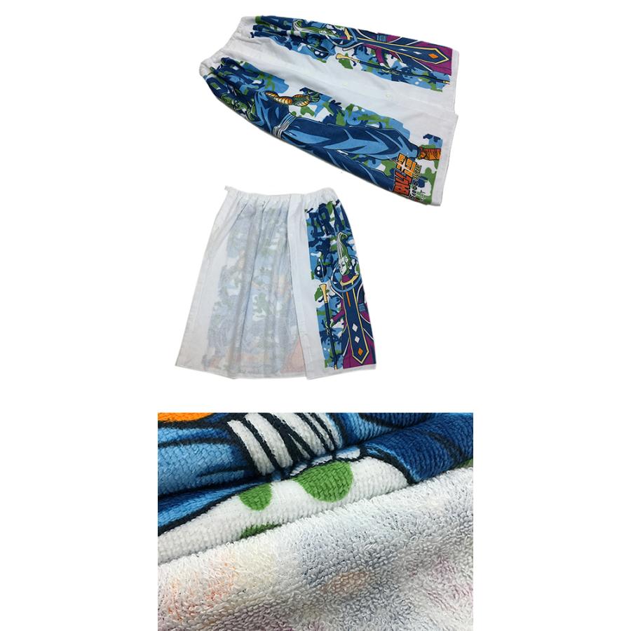 ドラゴンボール スーパーマリオ ラップタオル 80cm 巻きタオル バス