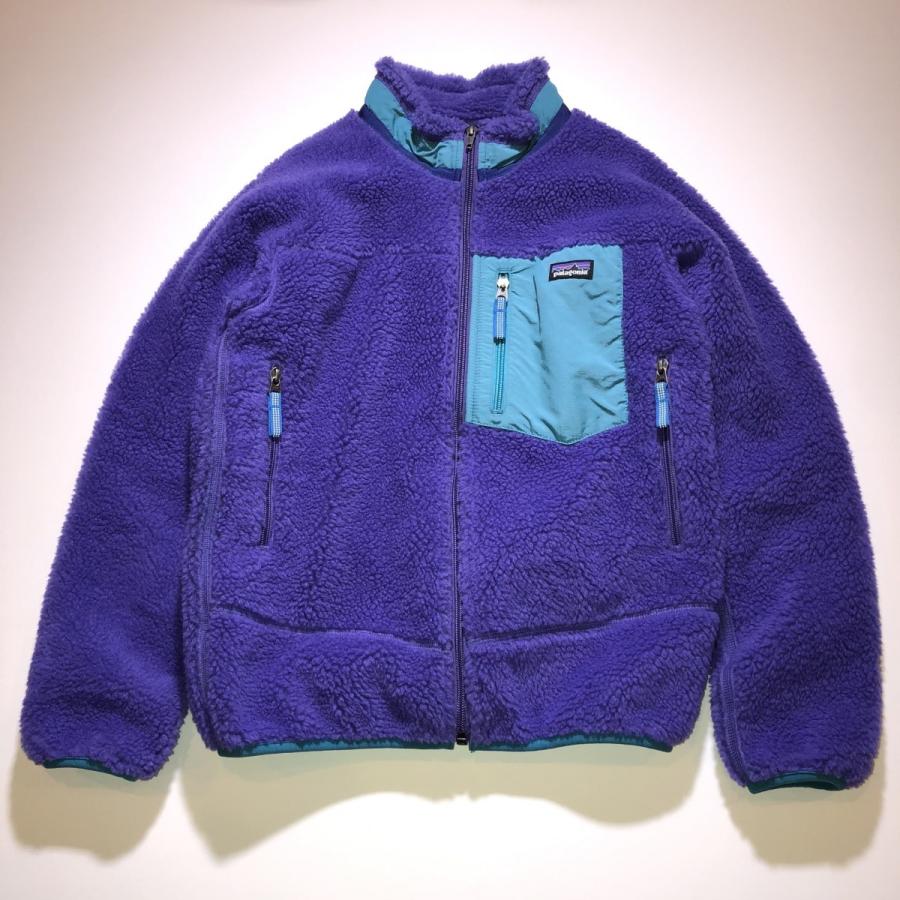 パタゴニア Patagonia レトロX retro X フリース ジャケット 美品 古着 ウィメンズ S 150 パープル 紫 キッズ