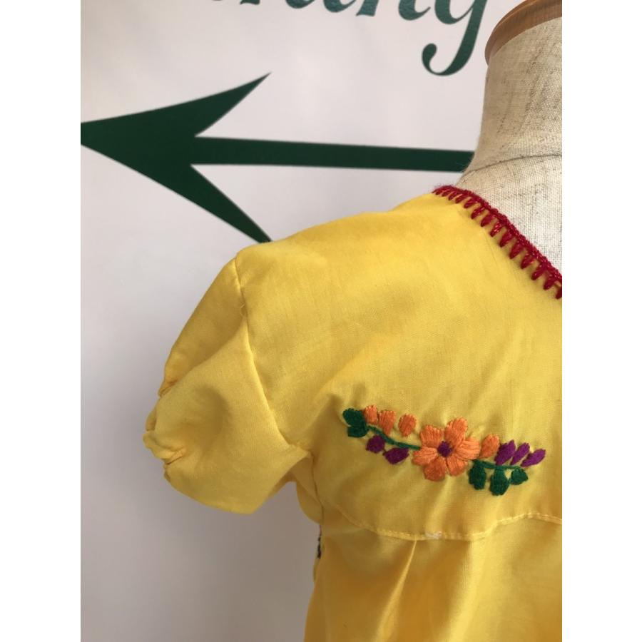 メキシカンワンピース ヴィンテージ 古着 メキシコ メキシカンドレス イエロー ネイティブ 民族 アメリカ ビンテージ キッズ 子供服 80 Honey Supply O 001 Honey Supply 通販 Yahoo ショッピング