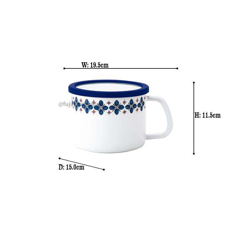 ホーロー 琺瑯 ほうろう 富士ホーロー ハニーウェア キッチン雑貨 Cukka Series クッカシリーズ 14cm ストックポット 安心のメーカー直販 |  | 05