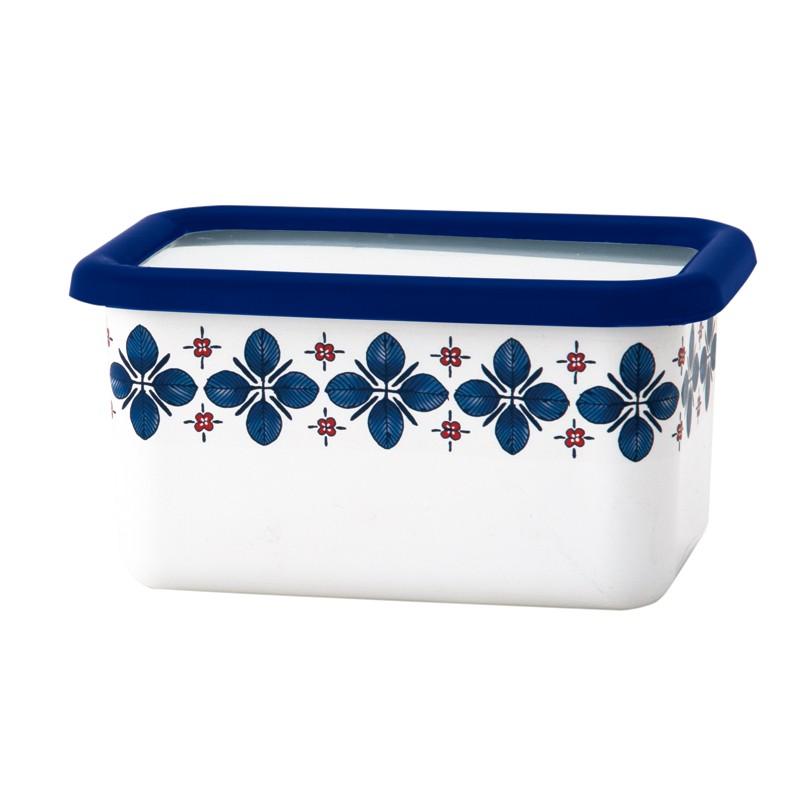 ホーロー 琺瑯 ほうろう 富士ホーロー キッチン雑貨 Cukka Series クッカシリーズ 深型角容器S 保存容器 北欧 オーブン使用可能 安心のメーカー直販 | 