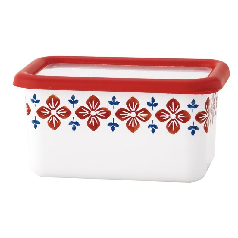 ホーロー 琺瑯 ほうろう 富士ホーロー キッチン雑貨 Cukka Series クッカシリーズ 深型角容器S 保存容器 北欧 オーブン使用可能 安心のメーカー直販 |  | 01