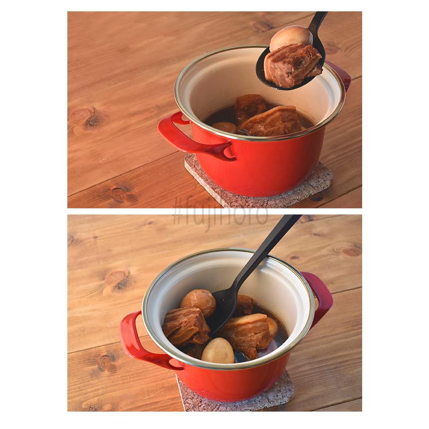 富士ホーロー ホーロー 琺瑯 両手鍋 16cm ココット EXシリーズ