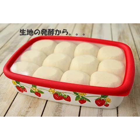 富士ホーロー 琺瑯 ほうろう いちごきっちん SML三点セット