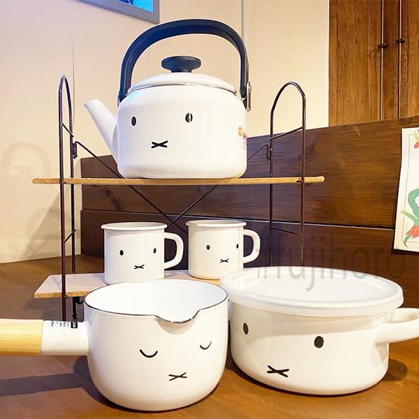 Miffy（ミッフィー） 片手鍋 富士ホーロー12cm ミルクパン 片手鍋