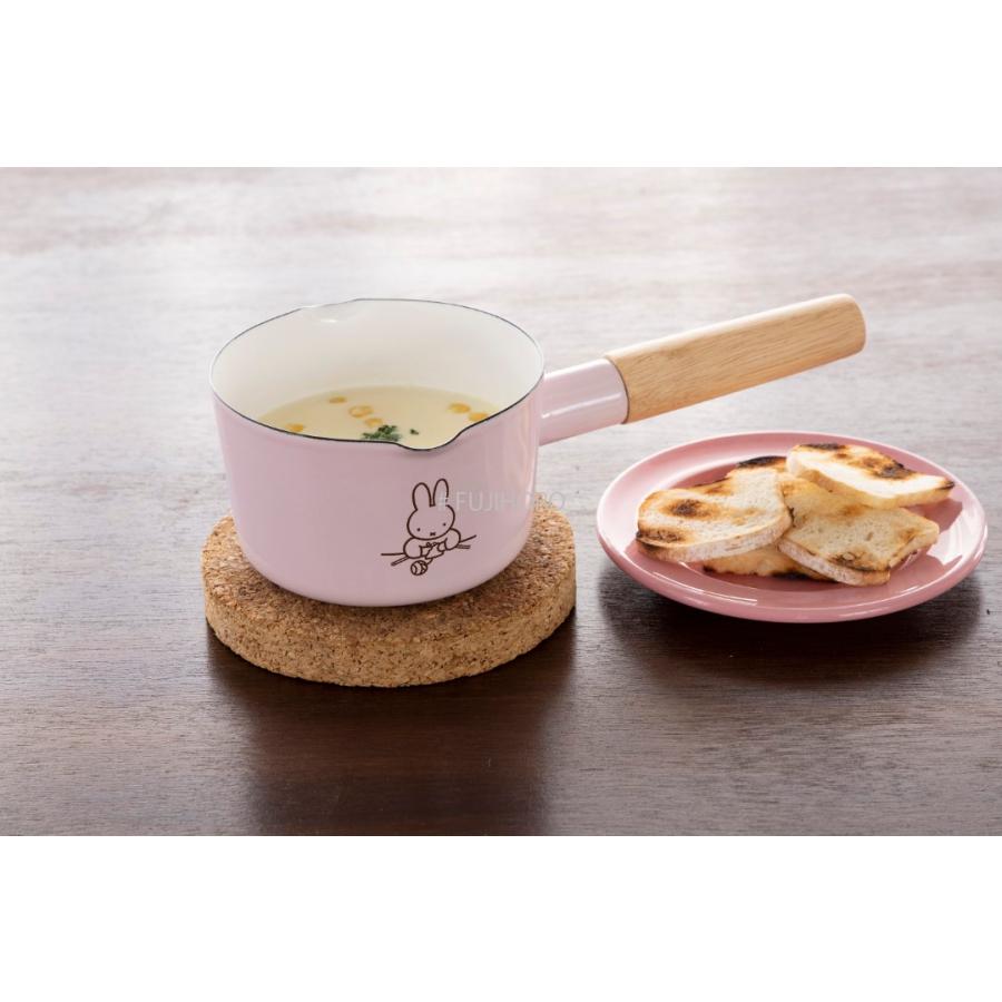 Miffy（ミッフィー） ホーロー 琺瑯 ほうろう 12cmミルクパン 保温性
