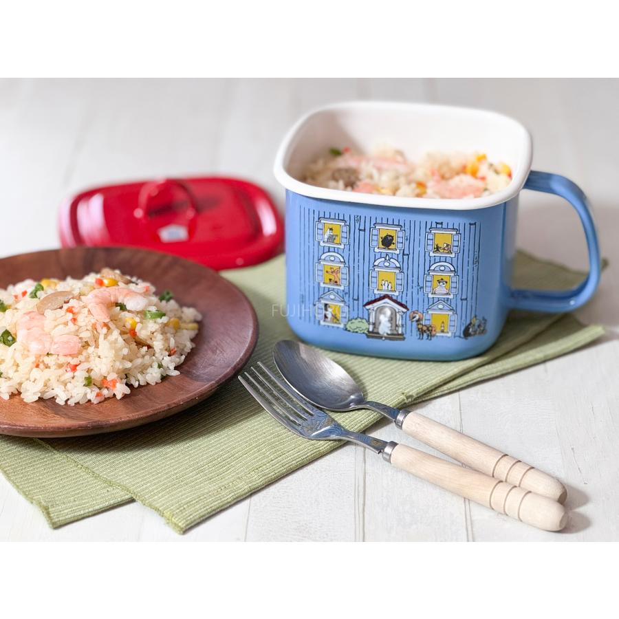 ムーミン　ホーロー　容器　キャニスター MOOMIN（ムーミン） 保存容器 ホーロー製 400ml Sサイズ キャニスター