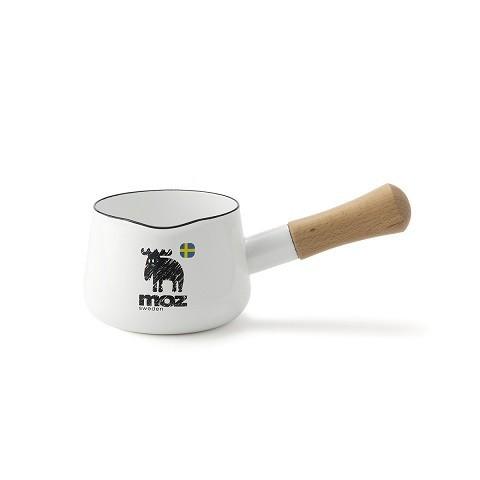 ホーロー ほうろう 琺瑯 保存容器 キッチン用品 富士ホーロー ハニーウェア キッチン雑貨 片手鍋キッチン雑貨 Moz モズ 12cm ミルクパン 安心のメーカー直販 Moz12mw Honeyware公式通販サイト 通販 Yahoo ショッピング