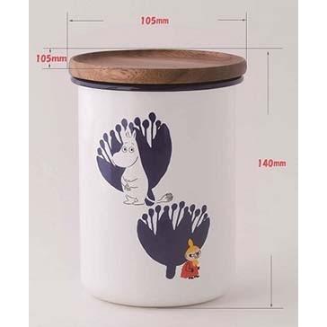 ホーロー 琺瑯 ほうろう Moomin 富士ホーロー ムーミン 9cmキャニスターl ホワイト ハニーウェア ホーロー キッチン用品 グッズ 収納 安心のメーカー直販 Mta9cnla Honeyware公式通販サイト 通販 Yahoo ショッピング