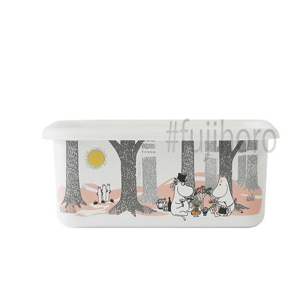 ホーロー 琺瑯 ほうろう 保存容器 キッチン用品 ホーロー容器 グッズ 富士ホーロー キッチン雑貨 ムーミンインザフォレスト深型角容器ｍ 安心のメーカー直販 Mtfdm Honeyware公式通販サイト 通販 Yahoo ショッピング