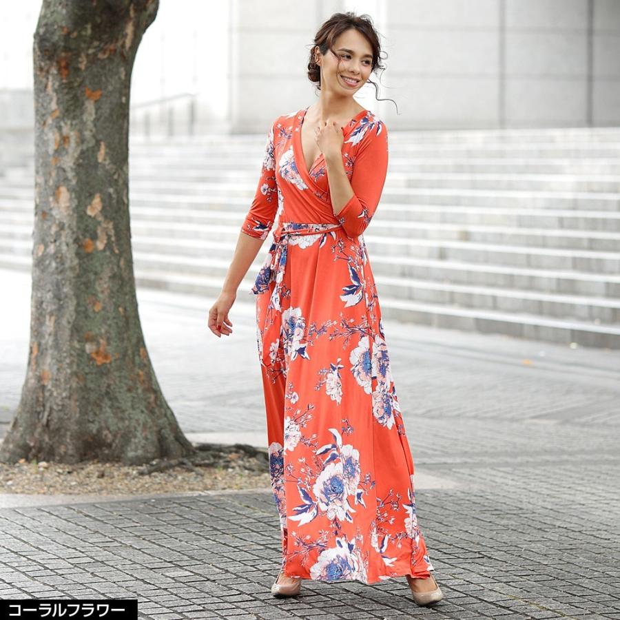 選べる11柄 Laワンピース インポート マキシワンピース ロング丈 ワンピース レディース S M L Ll Xl 花柄 大きいサイズ 135 ホンコンマダム 通販 Yahoo ショッピング