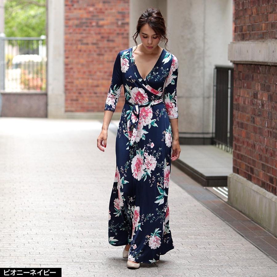 選べる11柄 Laワンピース インポート マキシワンピース ロング丈 ワンピース レディース S M L Ll Xl 花柄 大きいサイズ 135 ホンコンマダム 通販 Yahoo ショッピング