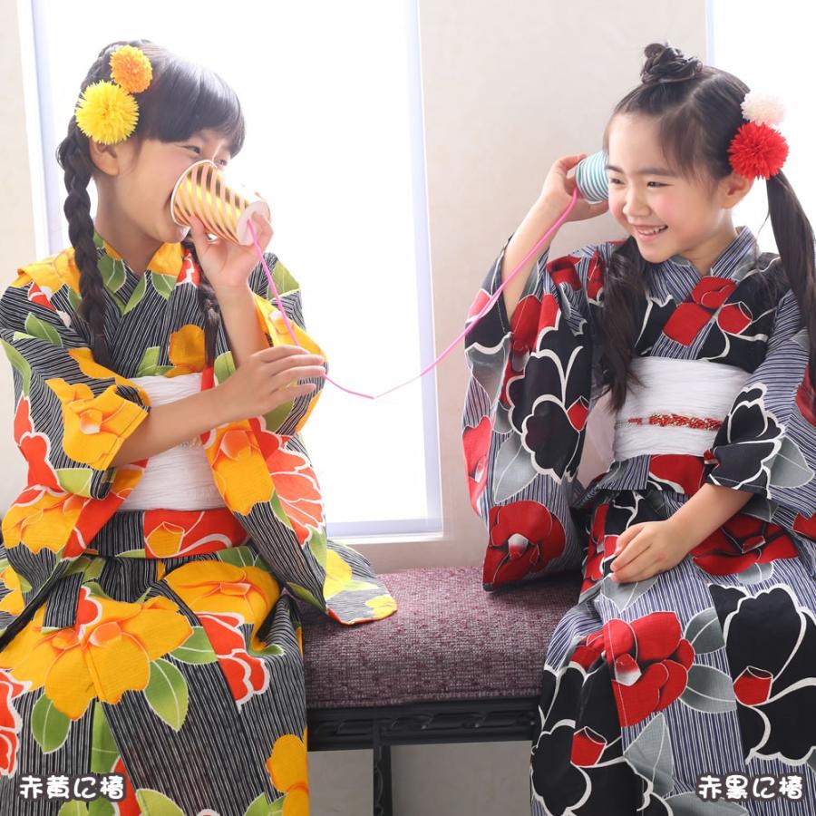 親子ペア 浴衣 子供 女の子 選べるキュートな 7柄 レトロ キッズ 浴衣 D3612 ホンコンマダム 通販 Yahoo ショッピング