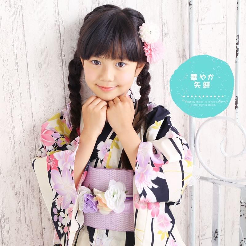 浴衣 子供 女の子 選べる キュートな 11柄 レトロ フラット キッズ 浴衣 D4564 ホンコンマダム 通販 Yahoo ショッピング