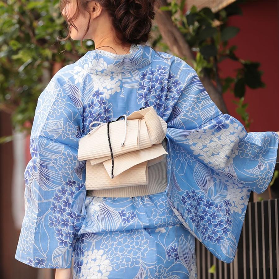 浴衣 レディース 3点セット ゆかた 帯 下駄 水色 紫陽花 紫陽花 あじさい レトロ 古典柄 花柄 浴衣 セット 代 30代 浴衣 19 D5110 ホンコンマダム 通販 Yahoo ショッピング