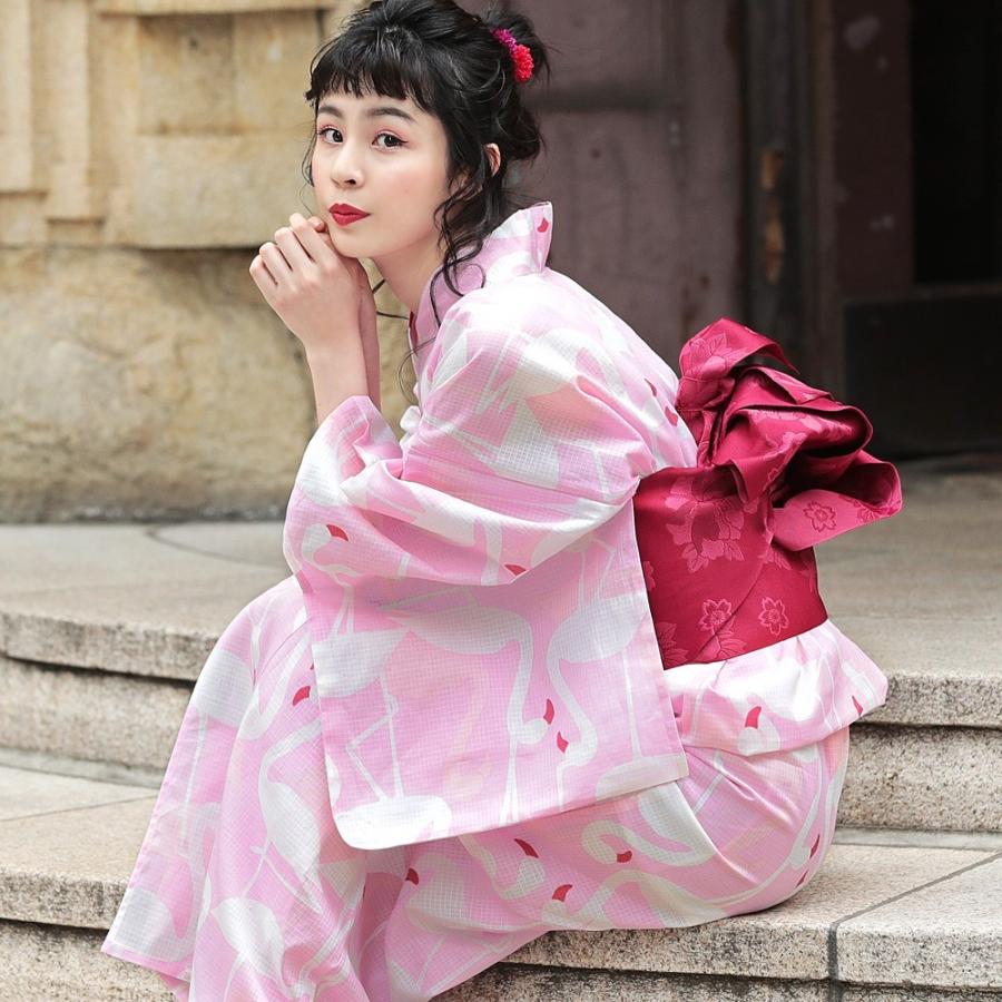 浴衣 レディース 3点セット ゆかた 帯 下駄 ピンク ゆかた ピンク ゆかた レトロ 古典柄 花柄 浴衣 セット 代 30代 浴衣ホンコンマダム D ホンコンマダム 通販 Yahoo ショッピング