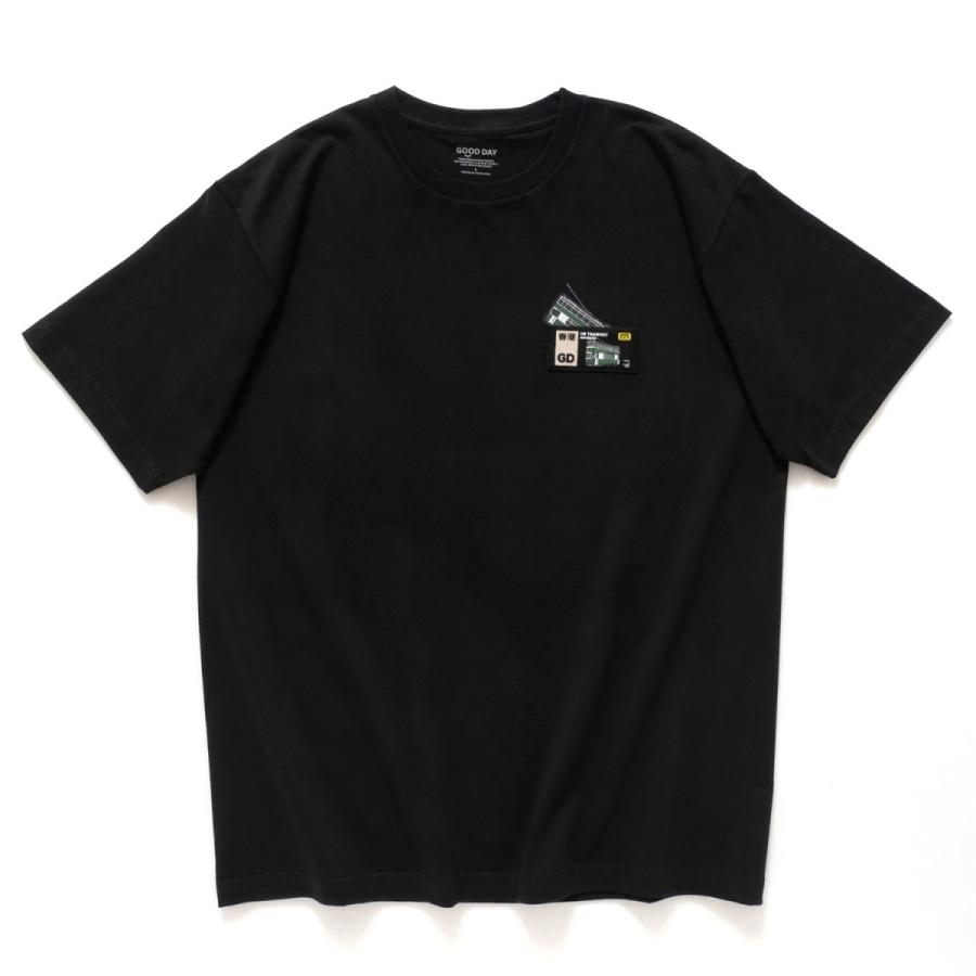 GOOD DAY 香港デザイナー Tシャツ 黒 シンプル コーデ 路面電車