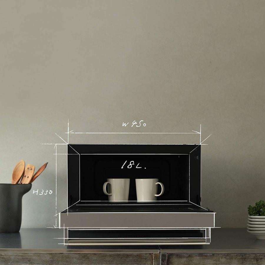 BALMUDA（バルミューダ） オーブンレンジ 18L フラット庫内 BALMUDA