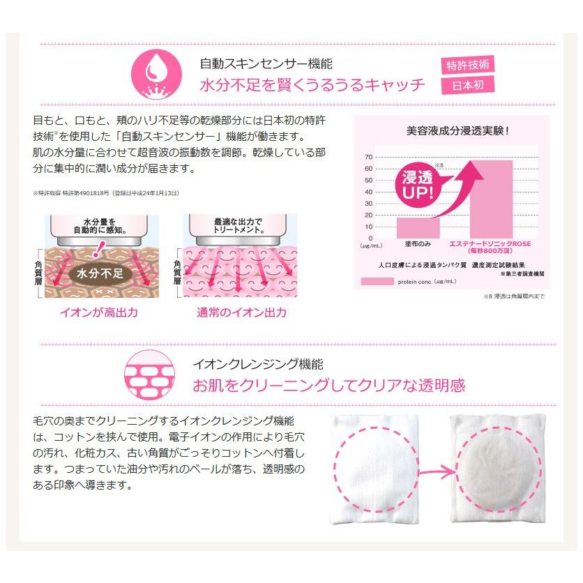 エステナードソニックローズ ROSE 本体単品【国内正規品】超音波 エステナードソニックローズ ROSE 本体単品【国内正規品】超音波
