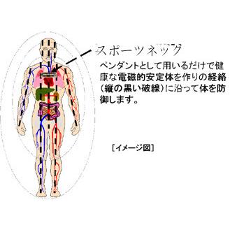 磁気ネックレス バイオコレクター・スポーツネック 肩こり 頭痛 冷え性 ストレスに 異なる力・リラックス 5ガウス未満の超微弱磁気ネックレス | NEVOTON | 02
