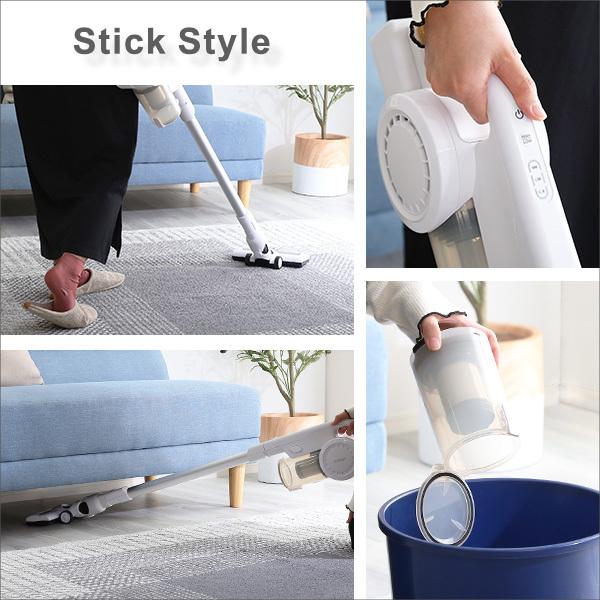 充電式スティッククリーナー スティックとハンディ2way仕様[03]