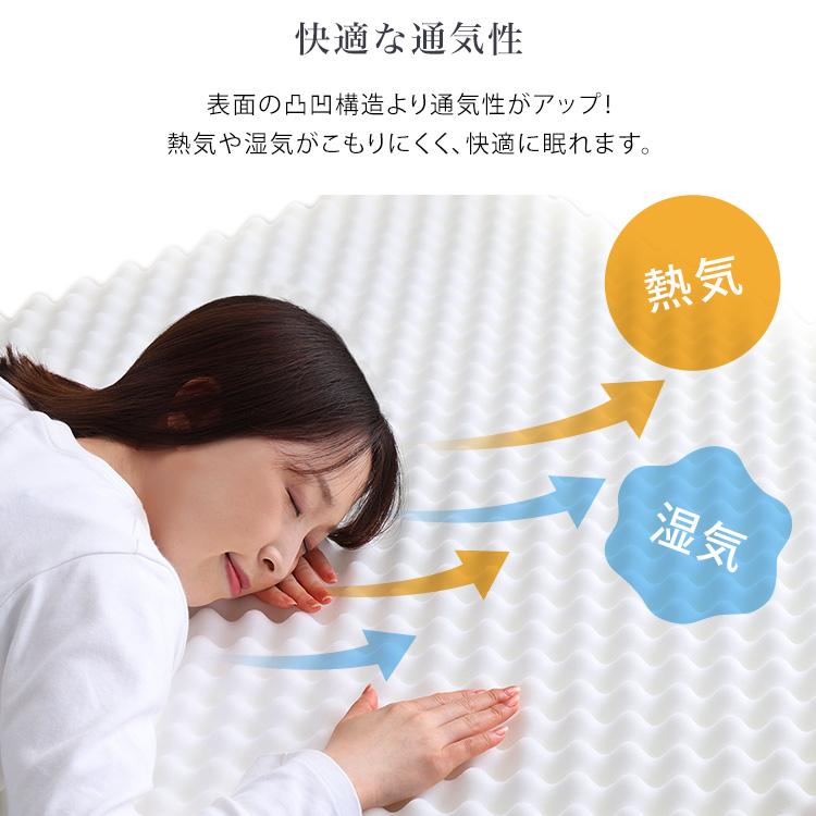 高反発プロファイルウレタンマットレス Beleza10 (セミダブル) 高反発プロファイルウレタンマットレス【Beleza10-ベレーザ・テン