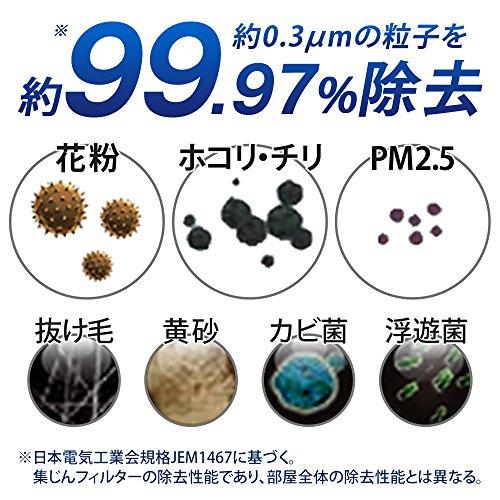 アイリスオーヤマ 花粉空気清浄機 集塵フィルター KFN-700HF｜honki-benri｜04