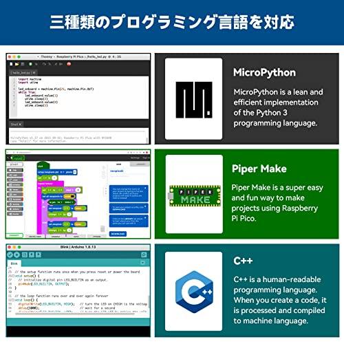 SunFounder Raspberry Pi Pico 用のキット40プロジェクトのオンラインチュートリアル、MicroPython C Pi｜honki-benri｜04