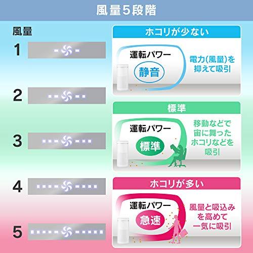 アイリスオーヤマ 空気清浄機 28畳 空気汚れモニター付 脱臭 ホコリ 花粉 集じん 静音 おやすみモード 大畳数 IAP-A85-W｜honki-benri｜06