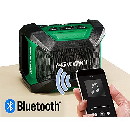 HiKOKI(ハイコーキ) 14.4V 18V共用 コードレスラジオ 小型軽量タイプ Bluetooth機能搭載 AC100V使用可 蓄電池・充｜honki-benri｜04