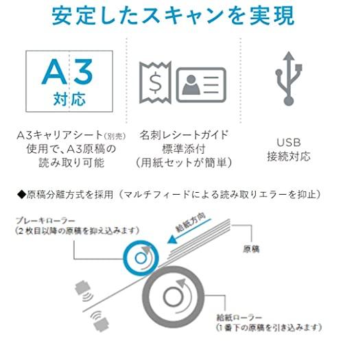 富士通 PFU ドキュメントスキャナー ScanSnap iX1400 (最新/高速毎分40枚/両面読取/ADF/ワンボタン操作/USB接続/シ｜honki-benri｜05