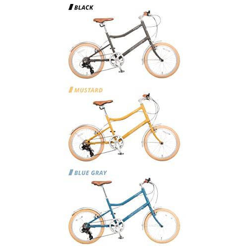 カノーバー(CANOVER) ミニベロ 自転車 小径車 20インチ 7段変速 カラー 
