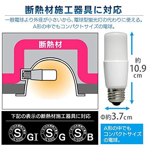 アイリスオーヤマ LED電球 口金直径26mm E26 T形 全方向タイプ 60W形相当 昼白色 LDT7N-G/W-6V1 1)単品｜honki-benri｜06
